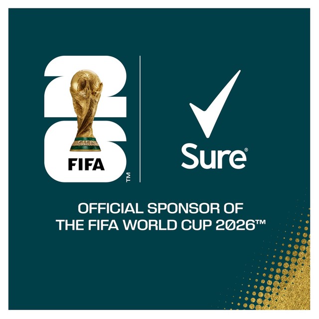 Sure Men antiperspirant deodorant Cobalt Dry aerosol, imported from the UK