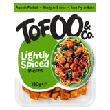 The Tofoo Co marinated lightly spiced tofu pieces 180g (British brand)