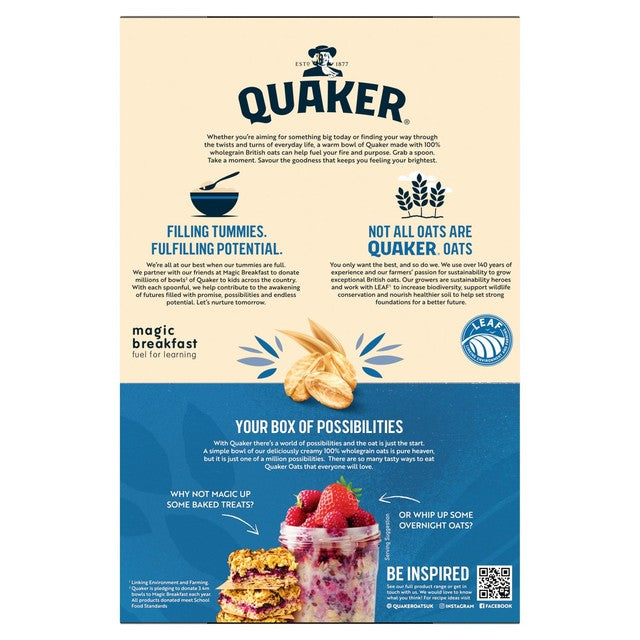 Quaker porridge oats 3kg imported from the UK