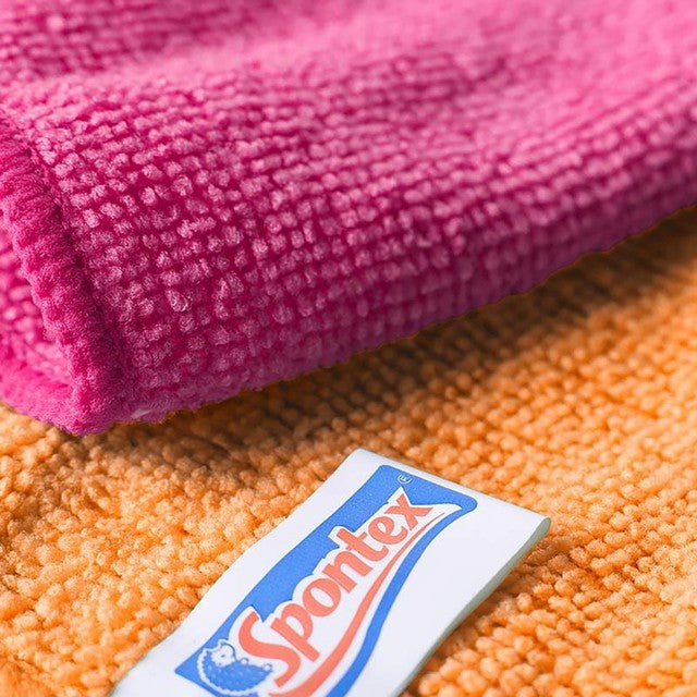 Spontex microfibre cloths 8 pack (British brand)