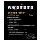 Wagamama Chicken Ramen Meal Kit 150g (British brand)