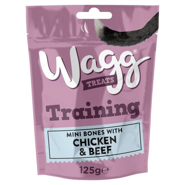 Wagg dog treats with chicken & beef 125g (British brand)