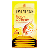 Twinings Lemon and Ginger Herbal Tea 20 Teabags (British brand)