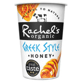 Rachel's Organic Greek Style Honey Yogurt 450g, imported from the UK