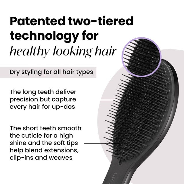 Tangle Teezer hairbrush black (British brand)