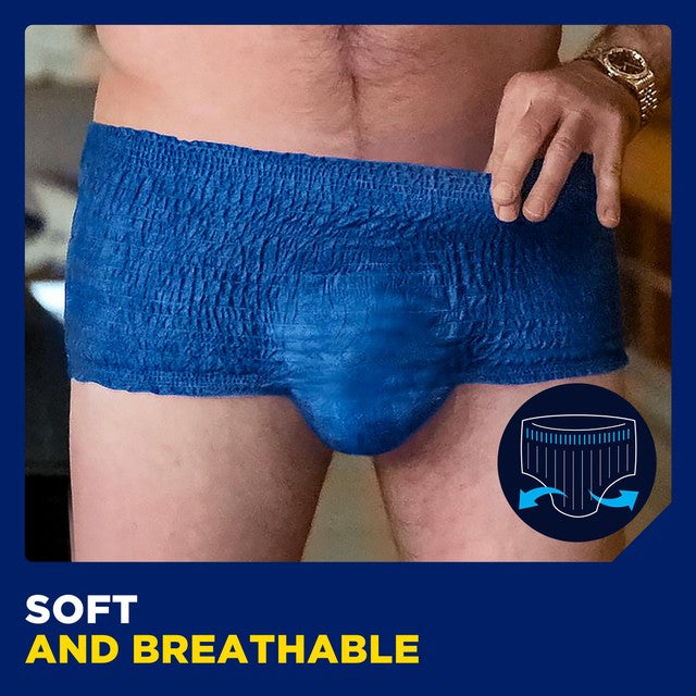 TENA Men Active Fit Incontinence Pants Plus Small Medium (British brand)
