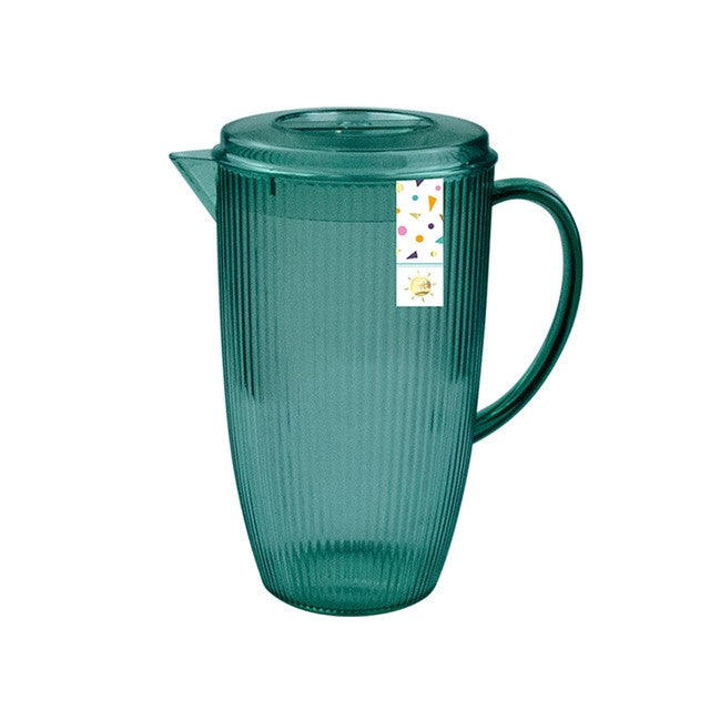 Summer Days green plastic jug 2L with lid - British product