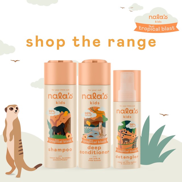 Nala's Baby kids detangle spray Tropical Blast 150ml, imported from the UK