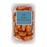 M&S mini cocktailpølser i pakke 300 g, importert fra Storbritannia