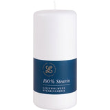 Liljeholmens white pillar candle 68x180mm - British product
