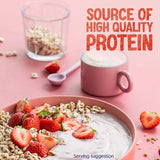 Alpro strawberry raspberry Greek style yoghurt alternative 150g - British product
