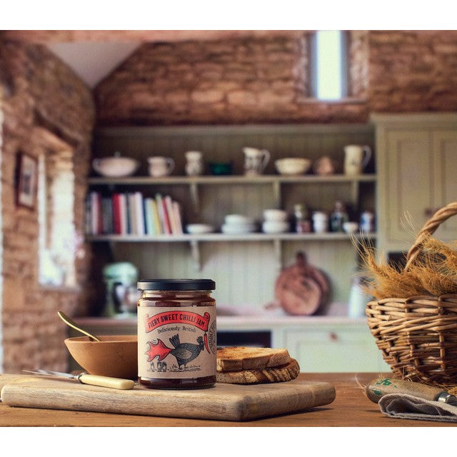 Diddly Squat Farm chilli jam, imported from the UK