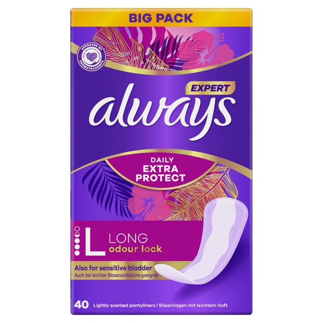 Always Dailies Profresh panty liners Large - British product