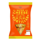 M&S nacho cheese tortilla chips 200g, imported from the UK