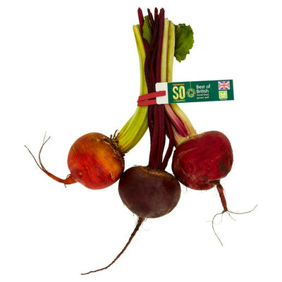 Sainsburys So Rainbow Bunched Beetroot Organic- Buy online at McGrocer