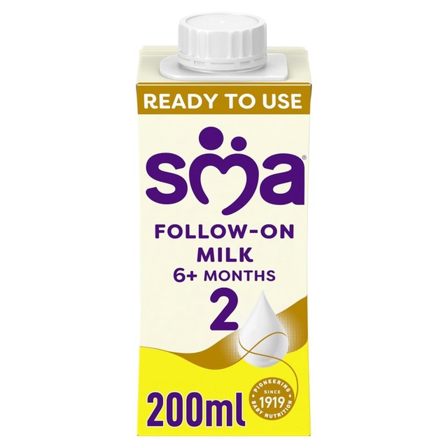 SMA Pro 2 follow-on milk ready to use 200ml (British brand)