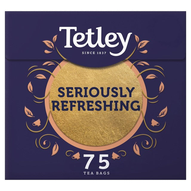 Tetley Seriously Refreshing black tea (British brand)