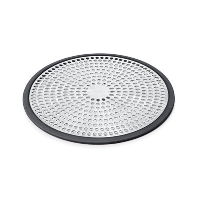 OXO Softworks Duschabflussabdeckung Edelstahl/Schwarz Abflussschutz 13,2 cm