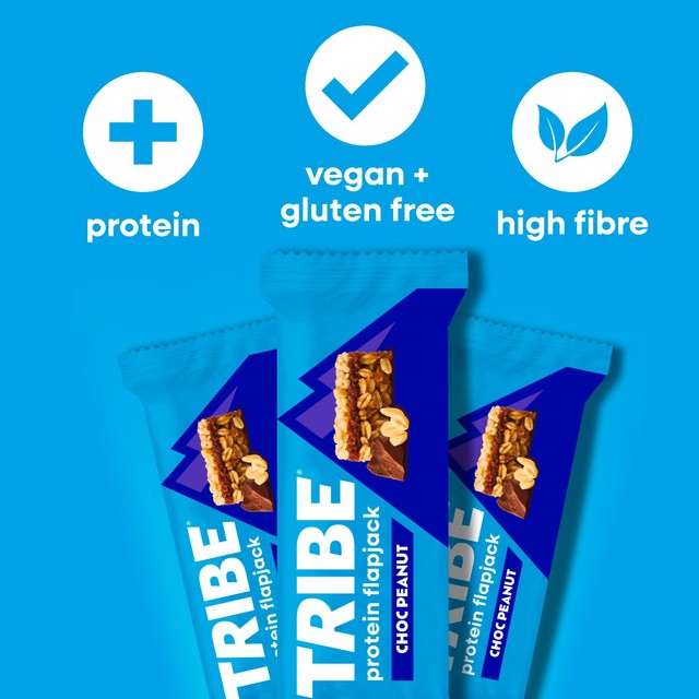 TRIBE Protein Flapjack Choc Peanut 50g (British brand)