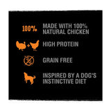 Crave natural grain free dry dog food turkey chicken 1kg, imported from the UK
