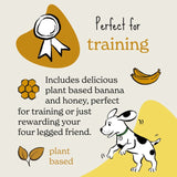 Forthglade banana and honey dog treats 90g - British product