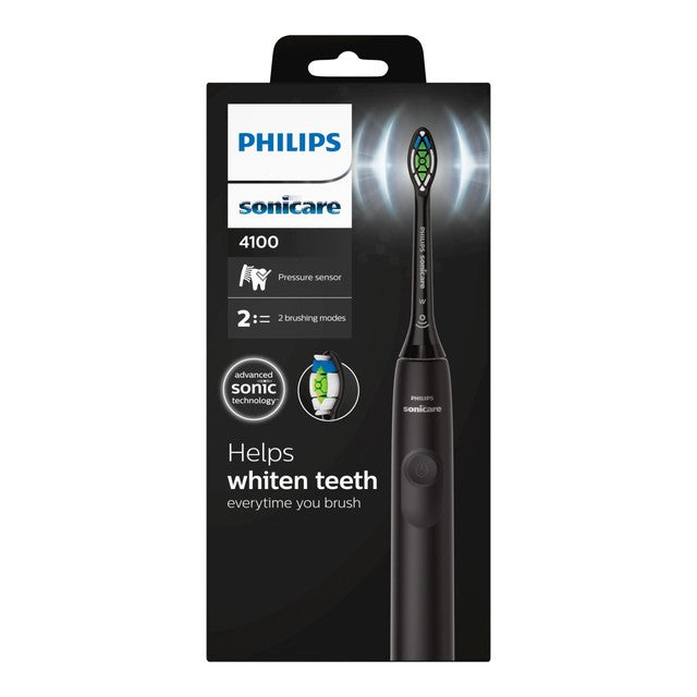 Philips Sonicare Series 4100 Black electric toothbrush, imported from the UK