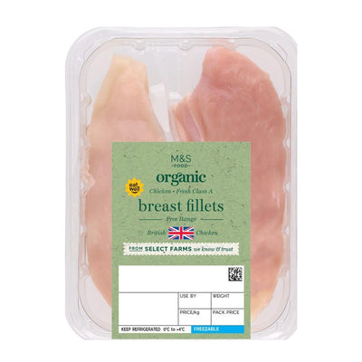 M&S Bio-Hähnchenbrustfilets aus Freilandhaltung 320g
