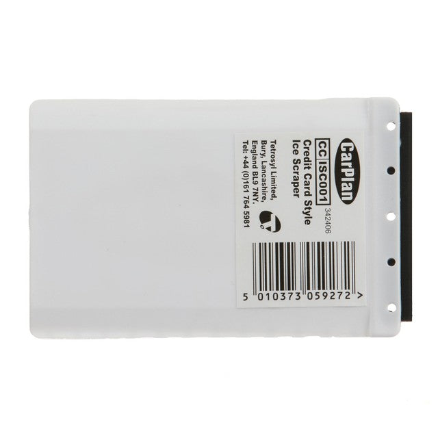 Tetrosyl Credit Card Ice Scraper for car windscreens - British product
