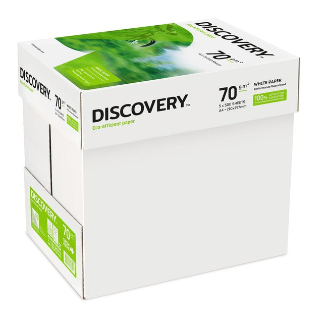 Navigator Discovery A4 white printer paper 500 sheets, imported from the UK
