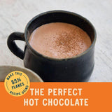 Islands Chocolate 55% dark hot chocolate flakes 200g, UK version
