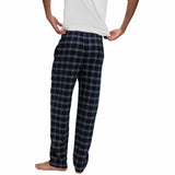 M&S Mens Cotton Checked Pyjama Bottoms XL, imported from the UK