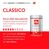 Illy Espresso Coffee Classic Roast 125g, UK version