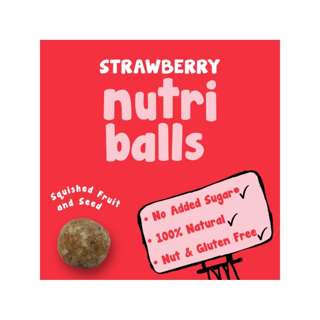 Good4U strawberry snack balls 5 x 20g, UK version