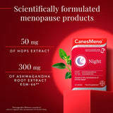 Canesten menopause support night supplement tablets (British brand)
