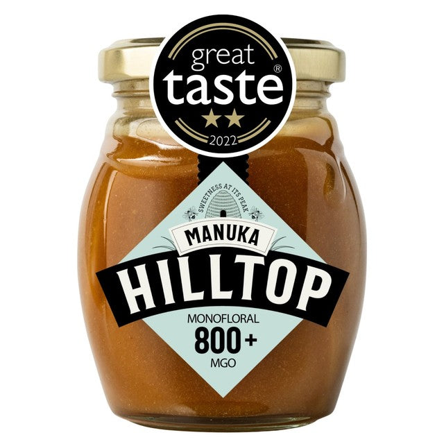 Hilltop Honey Manuka MGO800+ honey 225g, UK version