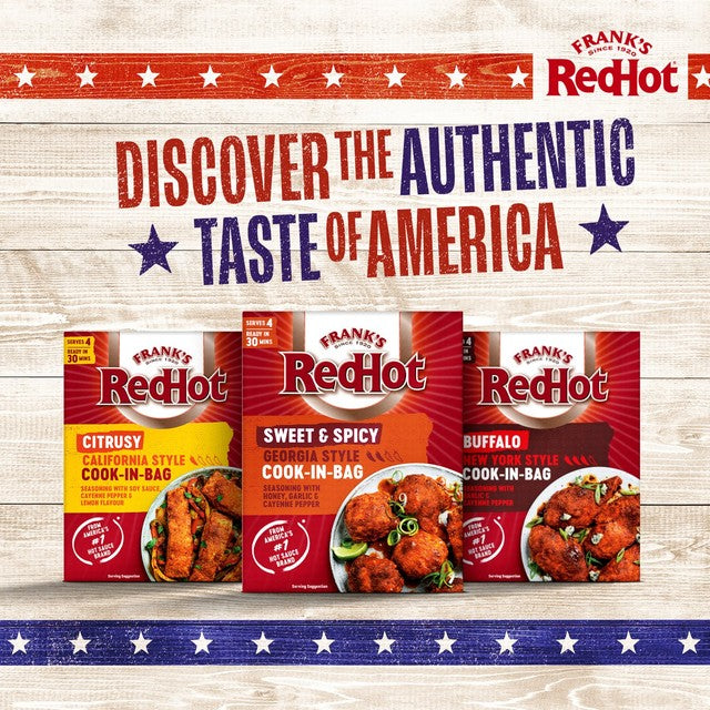 Frank's RedHot Sweet & Spicy Georgia Style Cook-In-Bag
