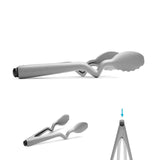 Dreamfarm Clongs Grey Click-lock serving tongs - British product