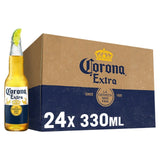 Corona Extra lager beer 24 x 330ml bottles - British product