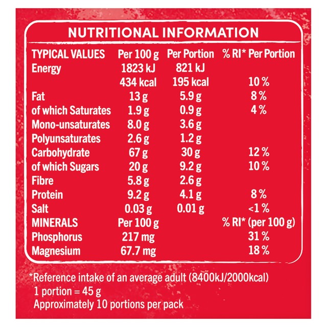 Jordans strawberry cereal clusters 450g, UK version