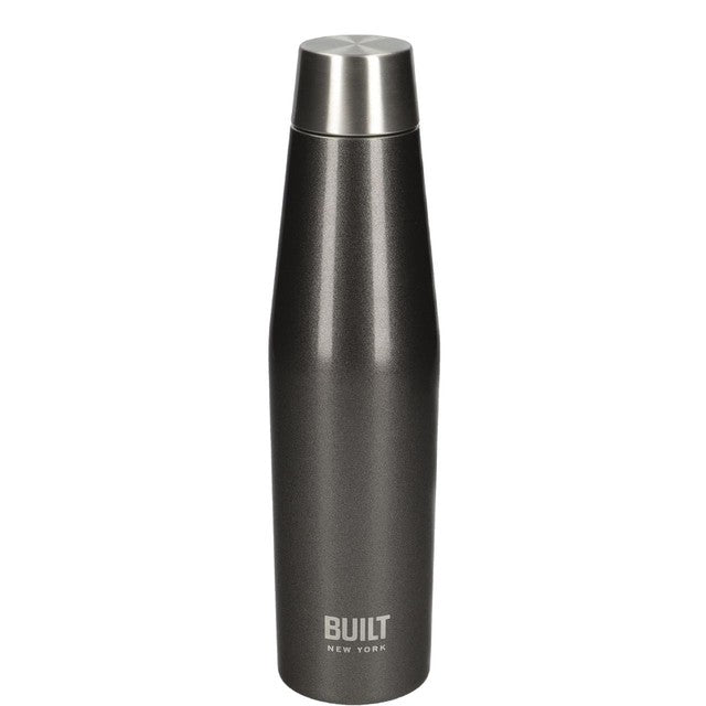 Built Perfect Seal Charcoal Insulated Water Bottle 540ml - British product