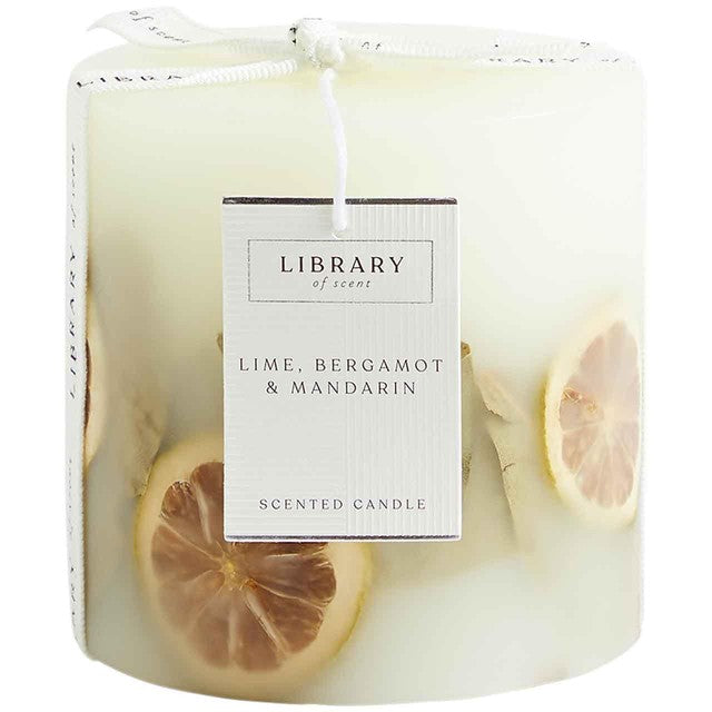M&S lime bergamot and mandarin scented candle, imported from the UK
