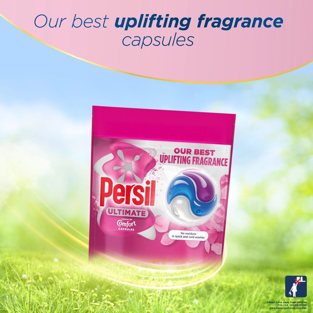 Persil Ultimate Touch laundry capsules 54 washes, imported from the UK