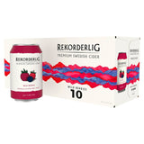 Rekorderlig wild berries cider 10 x 330ml cans, imported from the UK