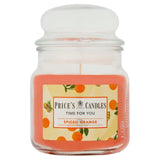 Price's Candles Spiced Orange medium jar candle, UK version