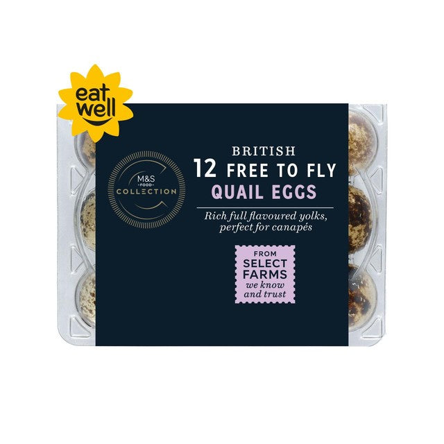 M&S Free to Fly quail eggs (British brand)