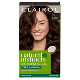Clairol Natural Instincts 5 Medium Brown semi-permanent hair dye - British product