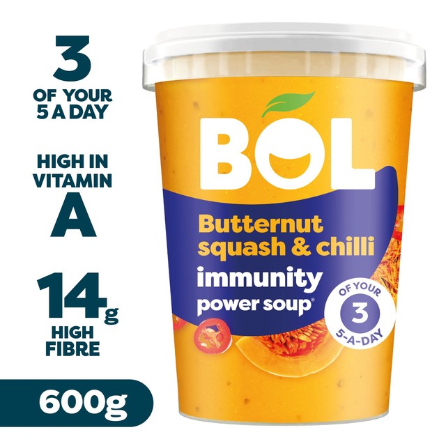 BOL butternut squash and chilli soup 600g - British product
