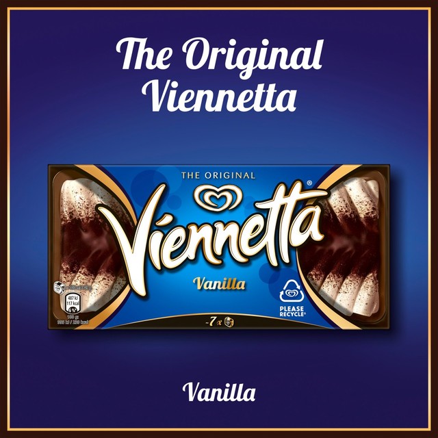 Viennetta vaniljeisdessert 650 ml (britisk merke)