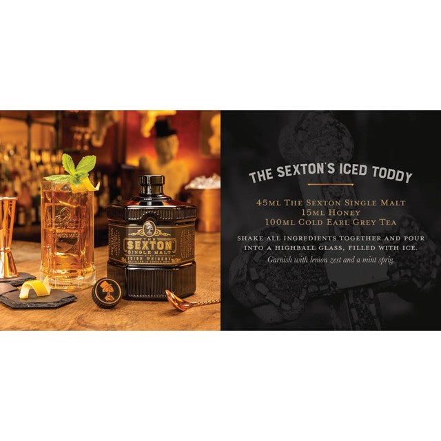 Sexton Single Malt Irish Whiskey 70cl (British brand)