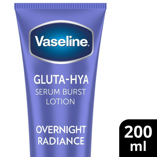 Vaseline Serum Burst Lotion Gluta Hya Overnight Radiance 200ml